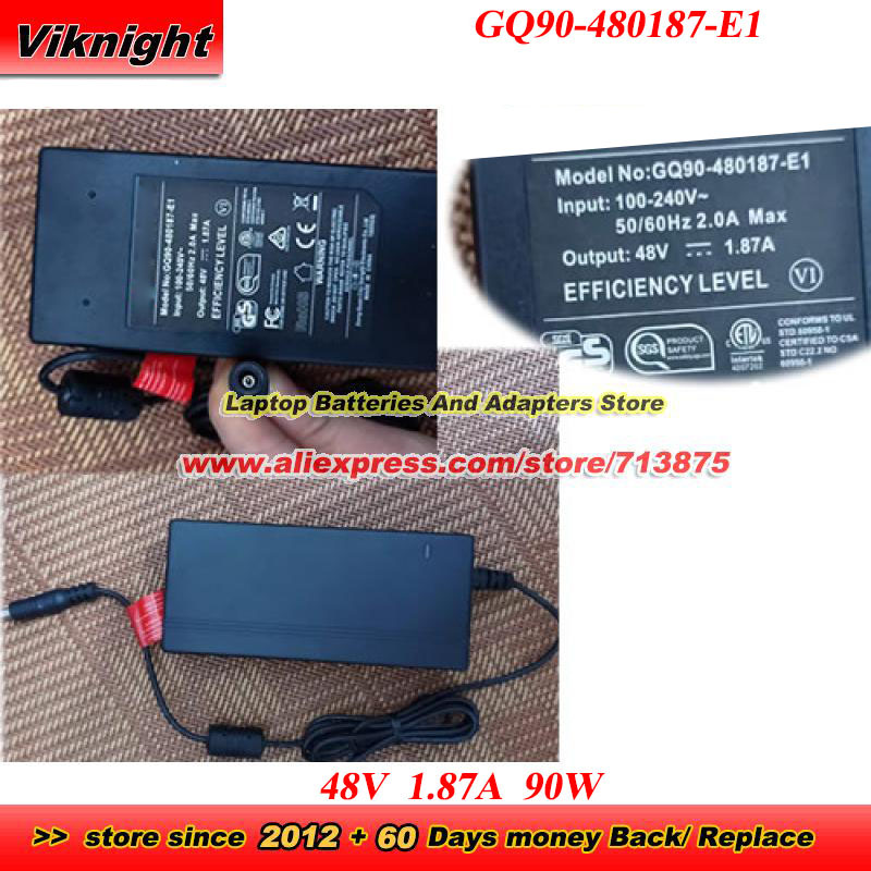 Phone Cases Uk - 48V 1.87A 90W GQ90-480187-E1 AC Adapter