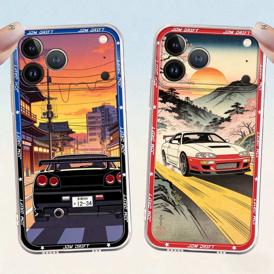 Phone Cases Japanese - Japanese JDM Drift Car Case for