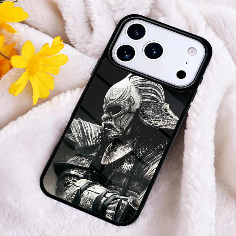 Phone Cases Japanese - Samurai Japanese Warrior Mask Helmet Phone