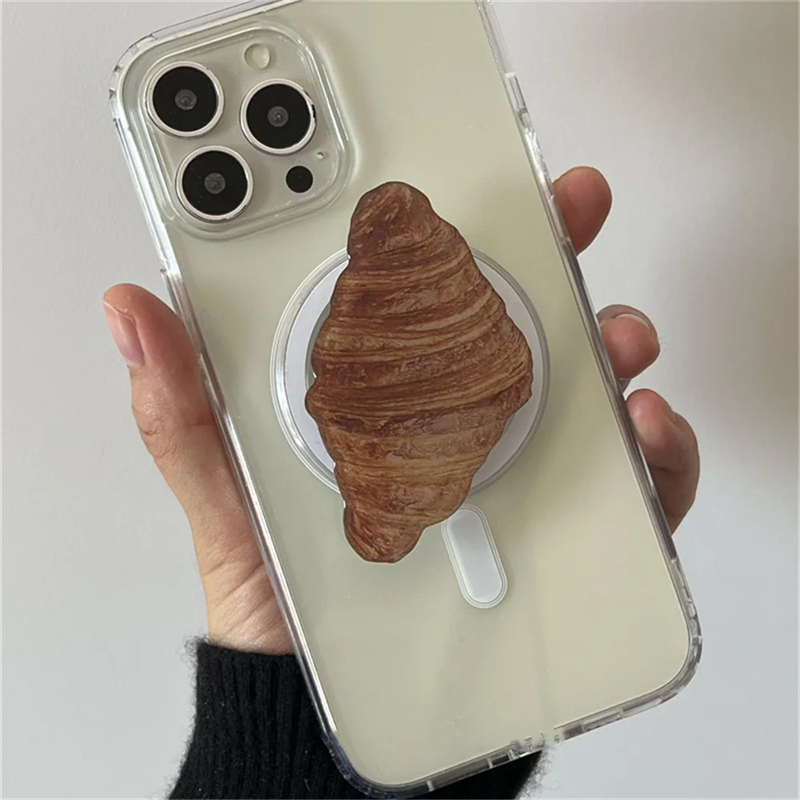 Phone Cases Quirky - Cute Funny Croissant For Magsafe Magnetic