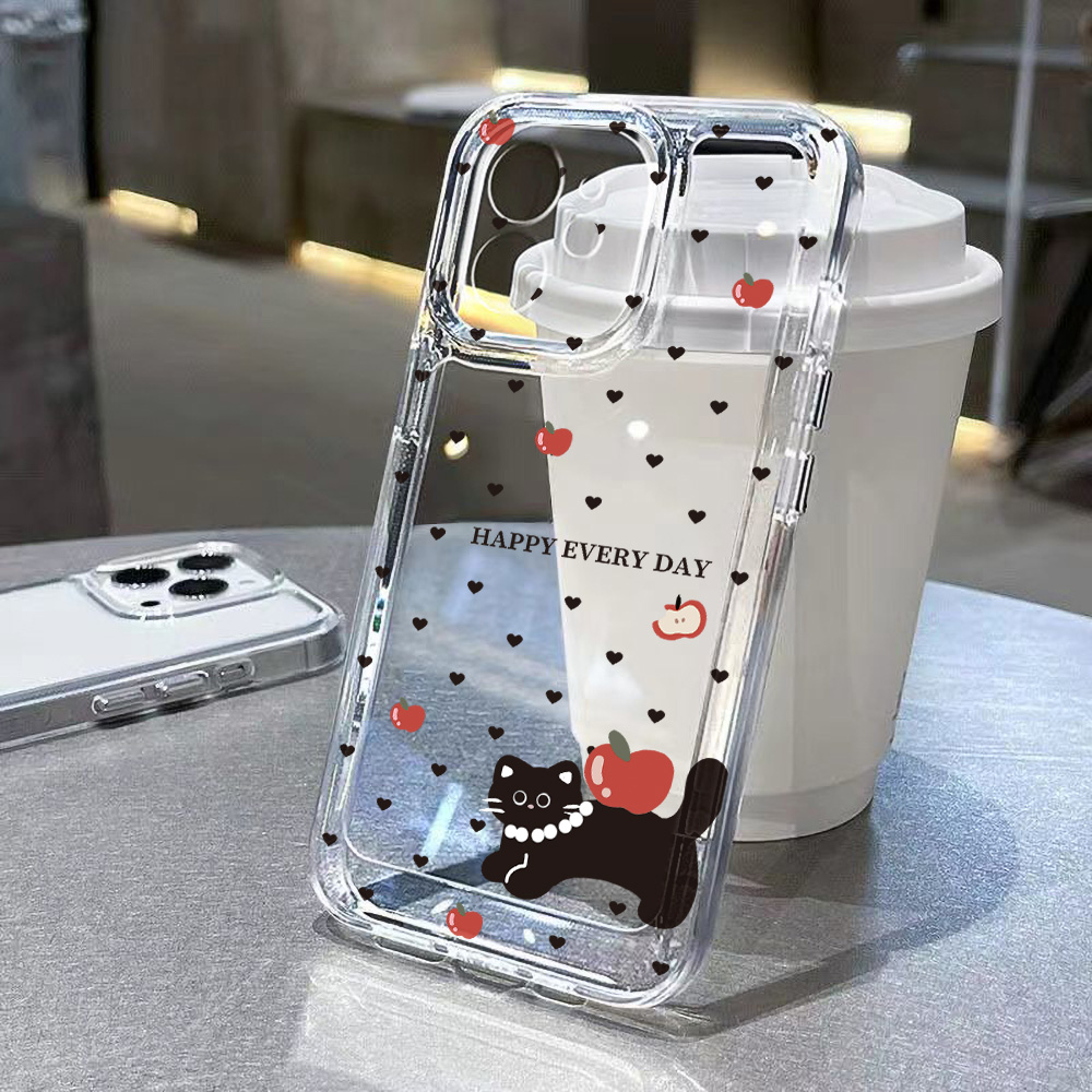 Phone Cases Galaxy A16 5G - Cute Black Cat Phone Case For