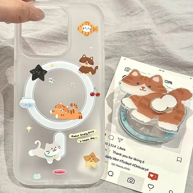 Simple Cartoon Funny Cute Cat  - مراجعة Phone Cases Quirky وسعره
