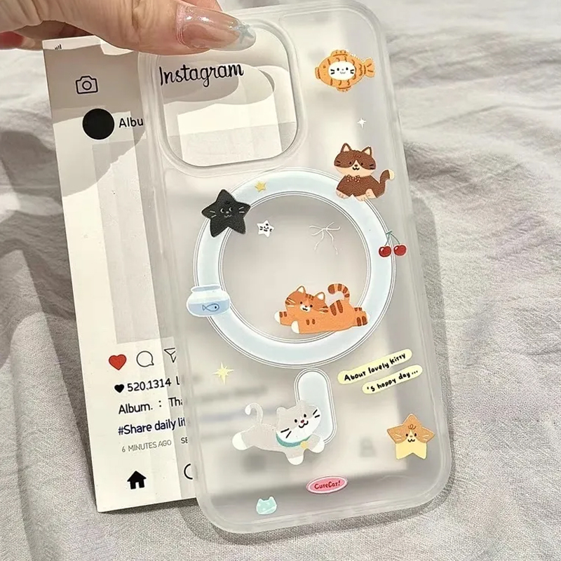 Simple Cartoon Funny Cute Cat  - مراجعة Phone Cases Quirky وسعره