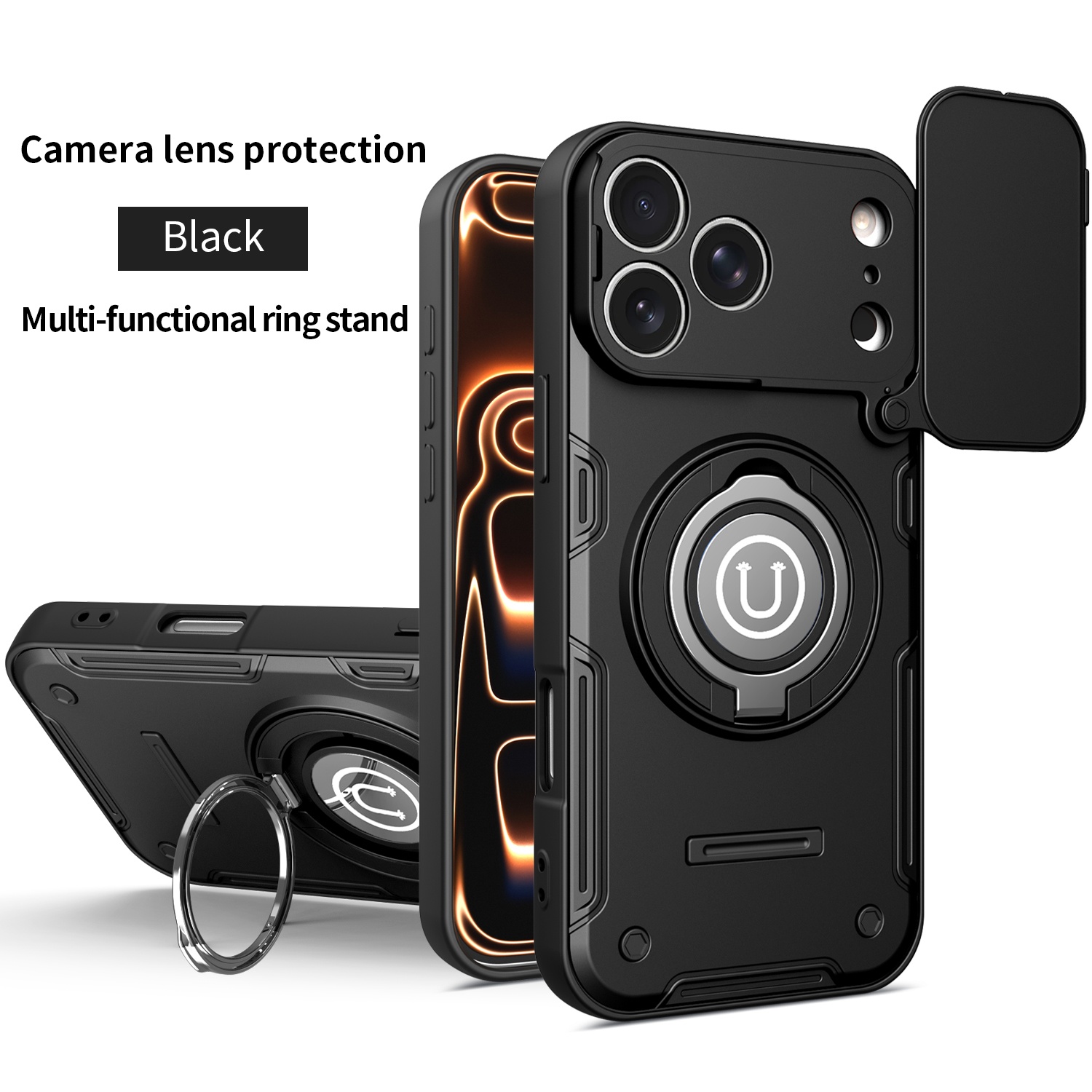 Shockproof Power Slide Camera  - مراجعة Camera Lens Protector وسعره