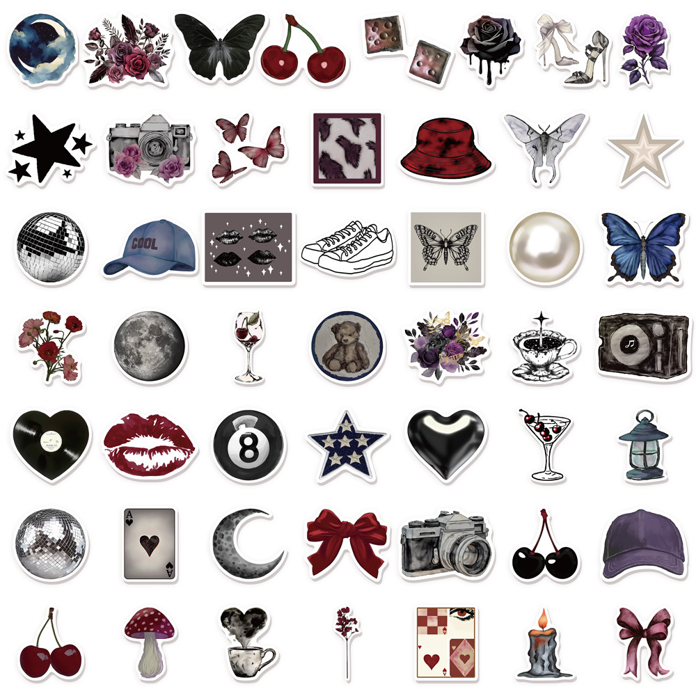 50PCS Pinterest Girl Stickers  - مراجعة Phone Cases Pinterest وسعره