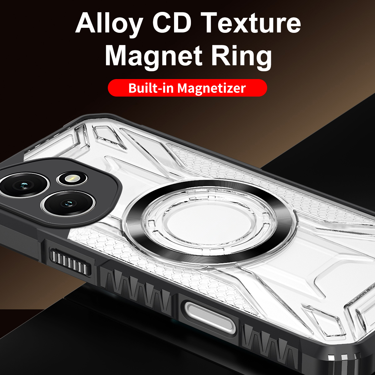 Luxury Clear Magnetic For Mags - مراجعة Military Grade Case وسعره