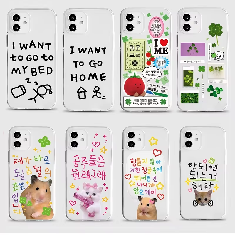Korean Ins Cute Four Leaf Clov - مراجعة Phone Cases Korean وسعره