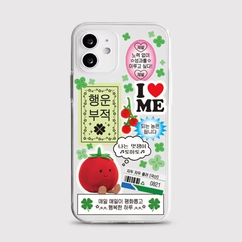 Korean Ins Cute Four Leaf Clov - مراجعة Phone Cases Korean وسعره