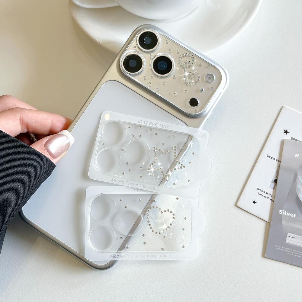 Luxuruy Diamond 3D Heart Glass - مراجعة Camera Lens Protector وسعره