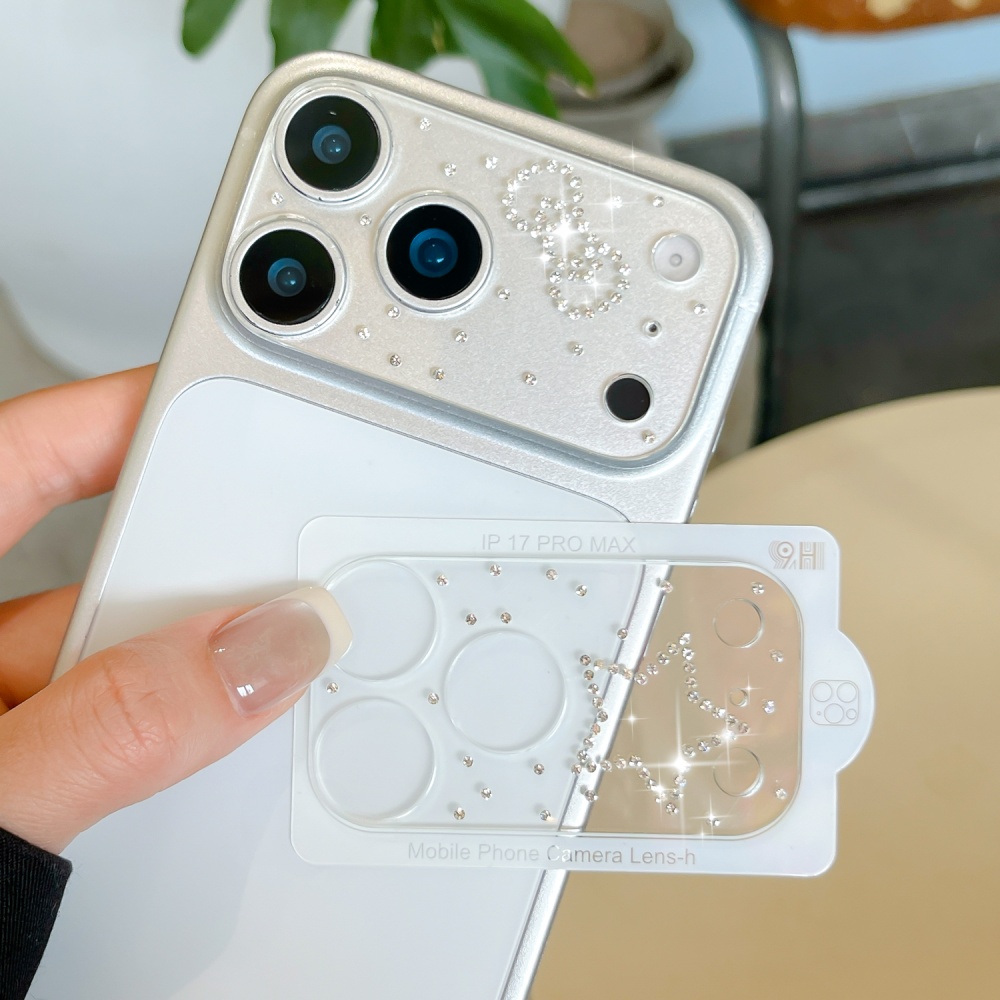 Luxuruy Diamond 3D Heart Glass - مراجعة Camera Lens Protector وسعره