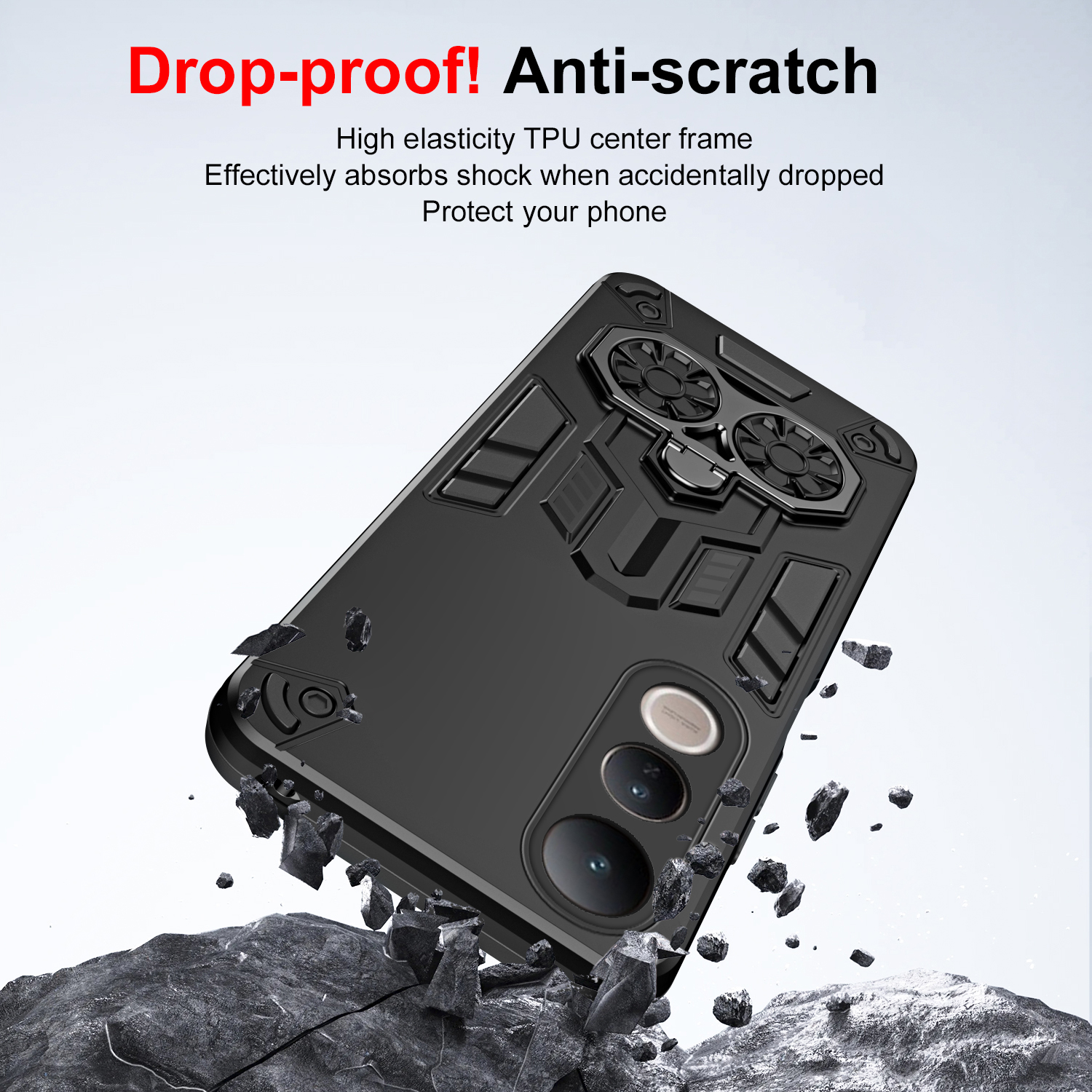 Case for Vivo V50 Lite 5G V50e - مراجعة Military Grade Case وسعره