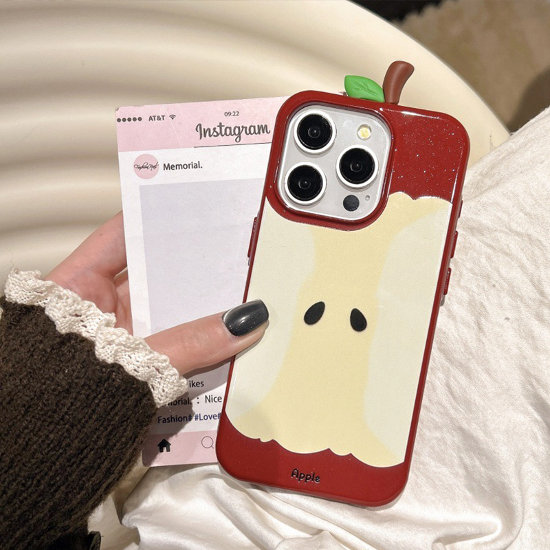 2026 Cute Bitten Apple Core Ph - مراجعة Phone Cases Quirky وسعره