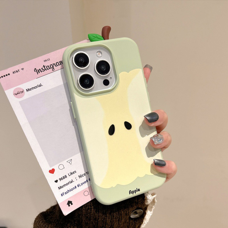 2026 Cute Bitten Apple Core Ph - مراجعة Phone Cases Quirky وسعره