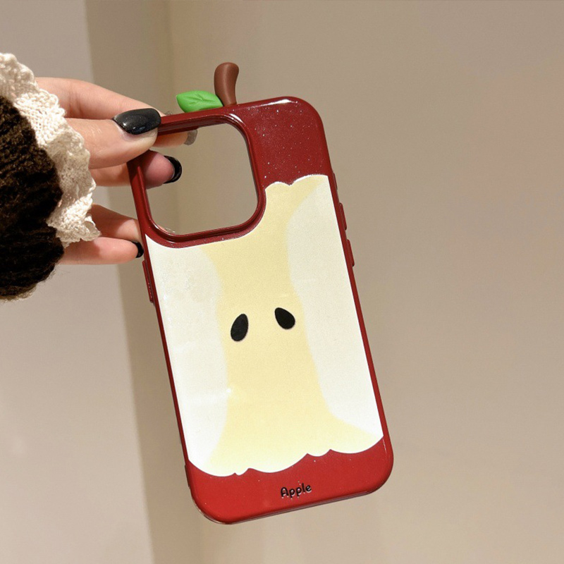 2026 Cute Bitten Apple Core Ph - مراجعة Phone Cases Quirky وسعره
