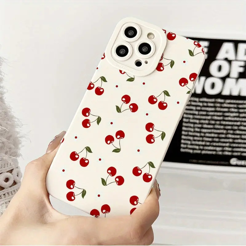 Cute Ins Cherry Case For iPhon - مراجعة Phone Cases Arc وسعره