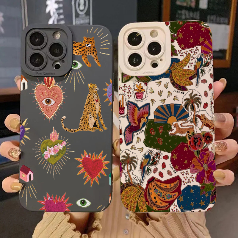 Floral Leopard Eyes Phone Case - مراجعة Phone Cases Arc وسعره