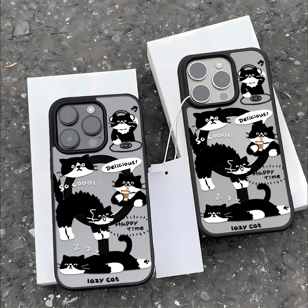 Funny Black Cat Wireless Charg - مراجعة Phone Cases Quirky وسعره