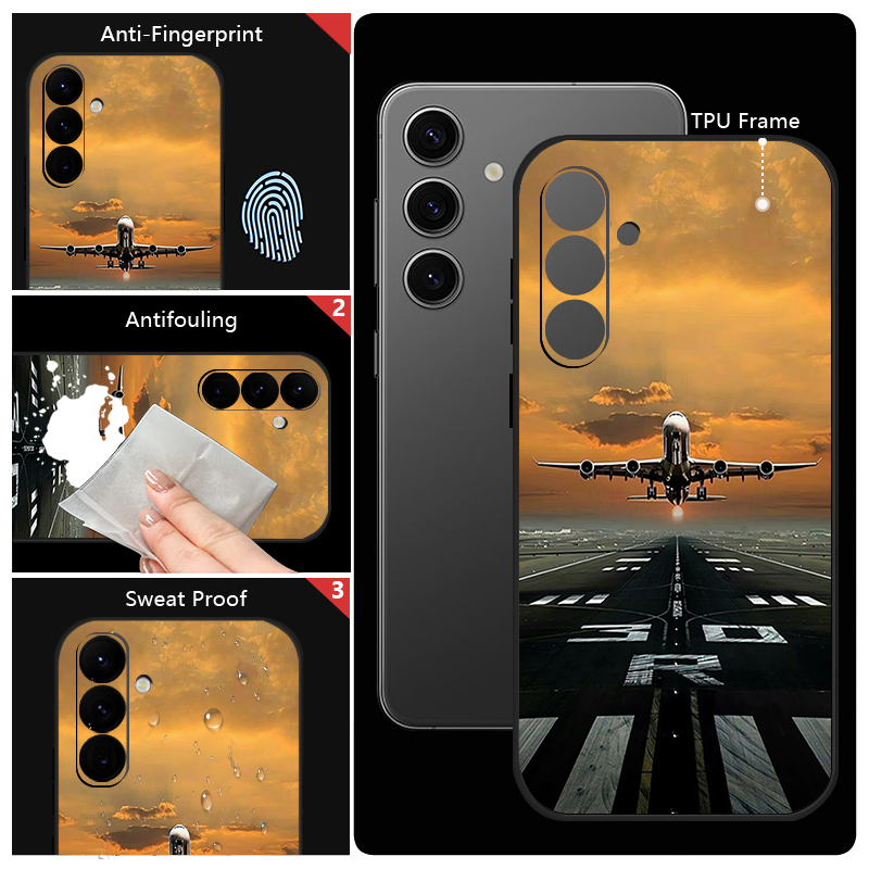 Airplane Print Phone Case For  - مراجعة Phone Cases Galaxy A16 5G وسعره