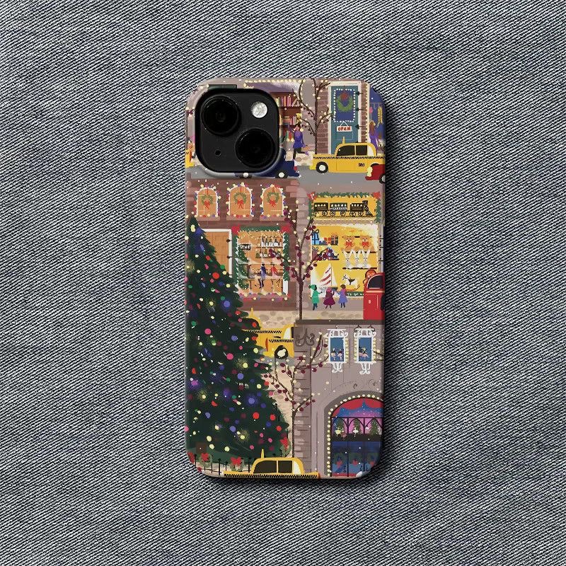 Christmas City Street Festive  - مراجعة Phone Cases Nyc وسعره