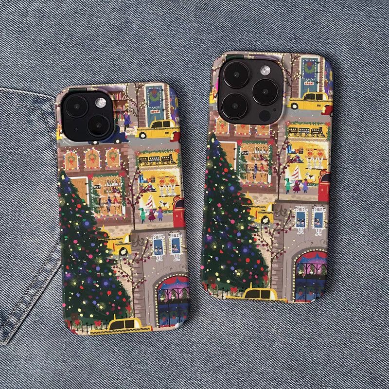 Christmas City Street Festive  - مراجعة Phone Cases Nyc وسعره