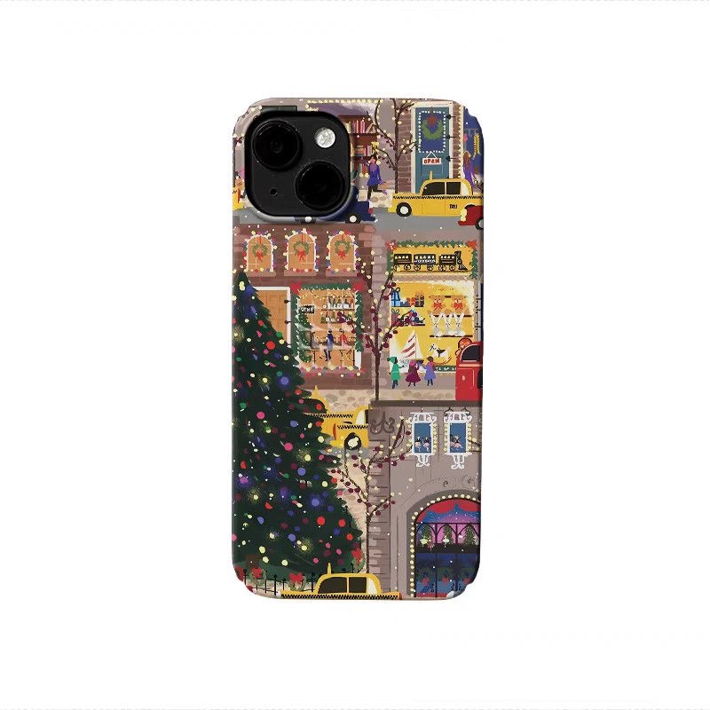Christmas City Street Festive  - مراجعة Phone Cases Nyc وسعره