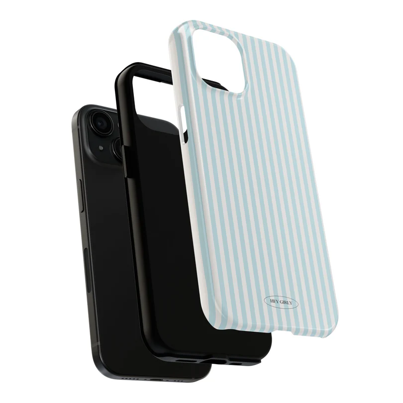 Blue Striped Phone Case for iP - مراجعة Phone Cases Uk وسعره