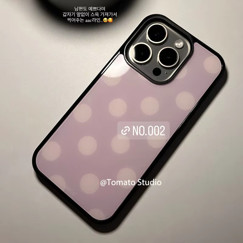 Korean Ins Fashion Purple Polk - مراجعة Phone Cases Korean وسعره