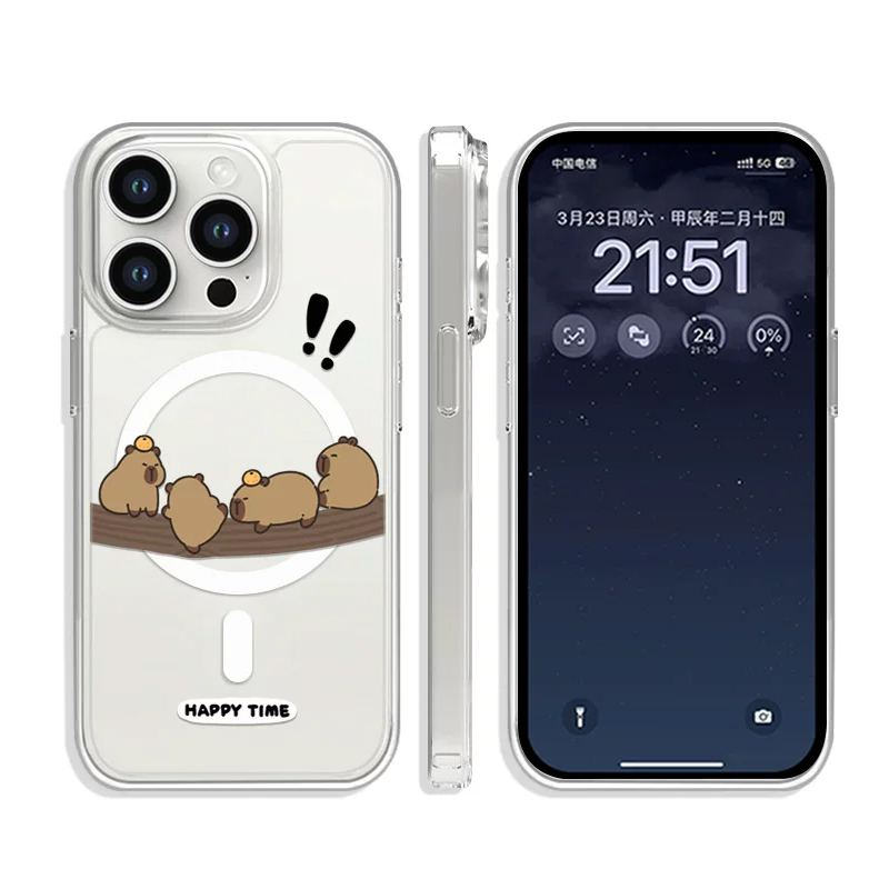 Cute Funny Tree Climbing Capib - مراجعة Phone Cases Quirky وسعره
