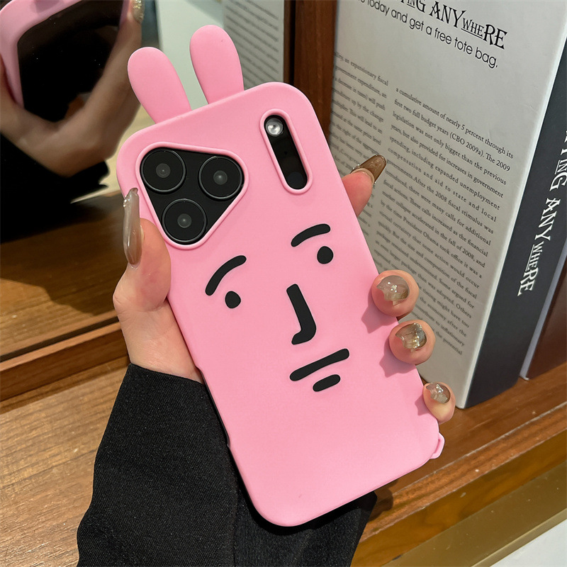 Kawaii 3D Funny Cartoon Pink E - مراجعة Phone Cases Quirky وسعره