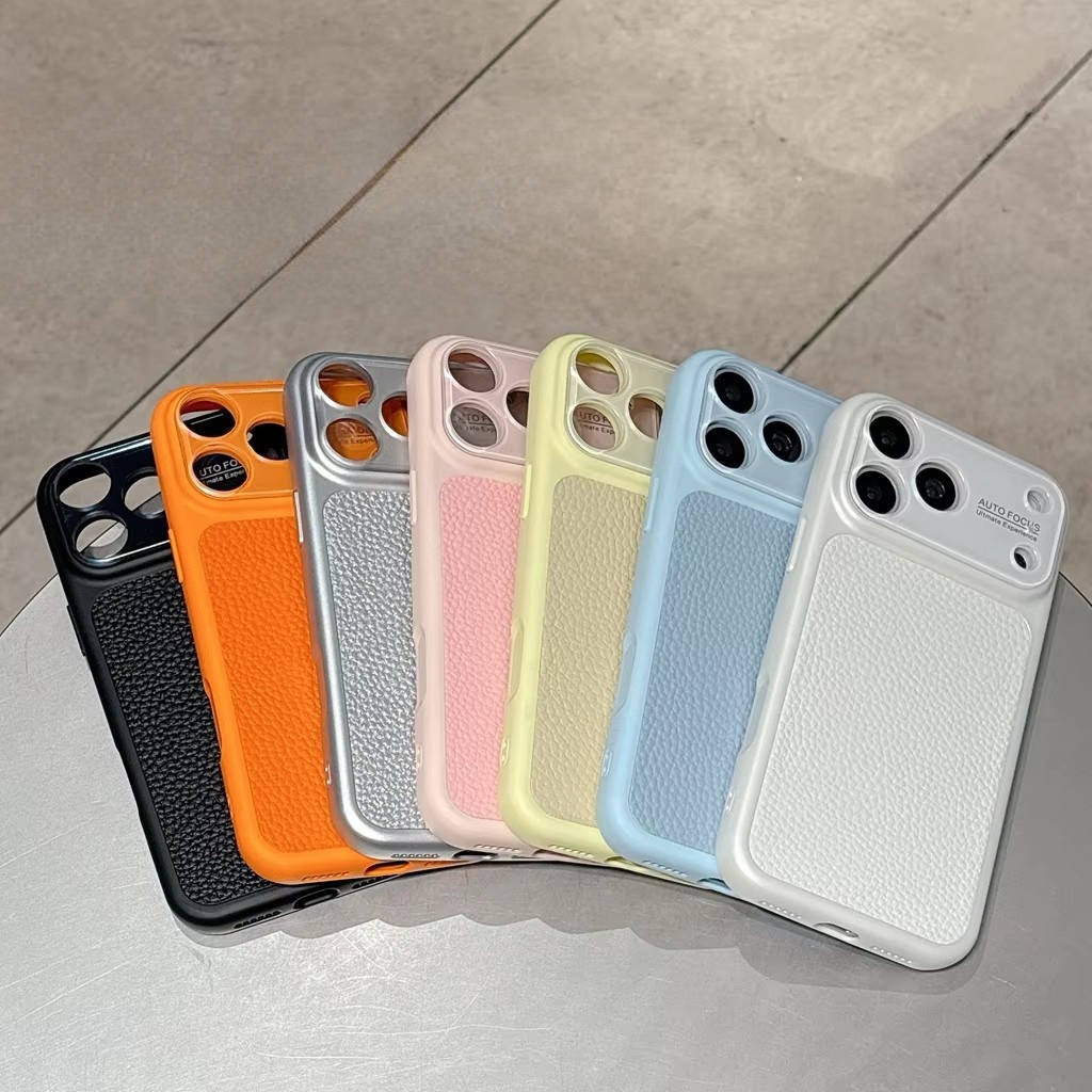Luxury Lychee Grain Leather Te - مراجعة Camera Lens Protector وسعره