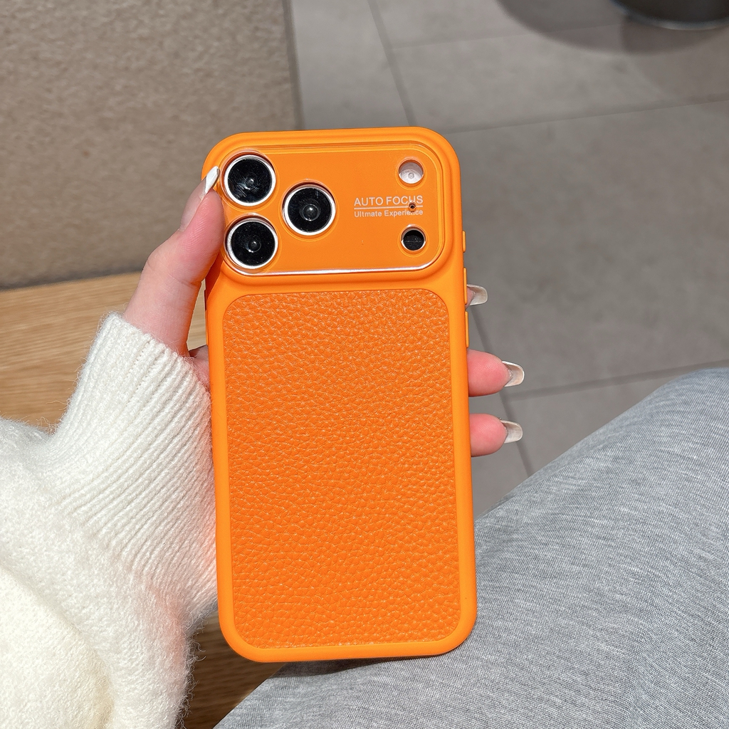 Luxury Lychee Grain Leather Te - مراجعة Camera Lens Protector وسعره