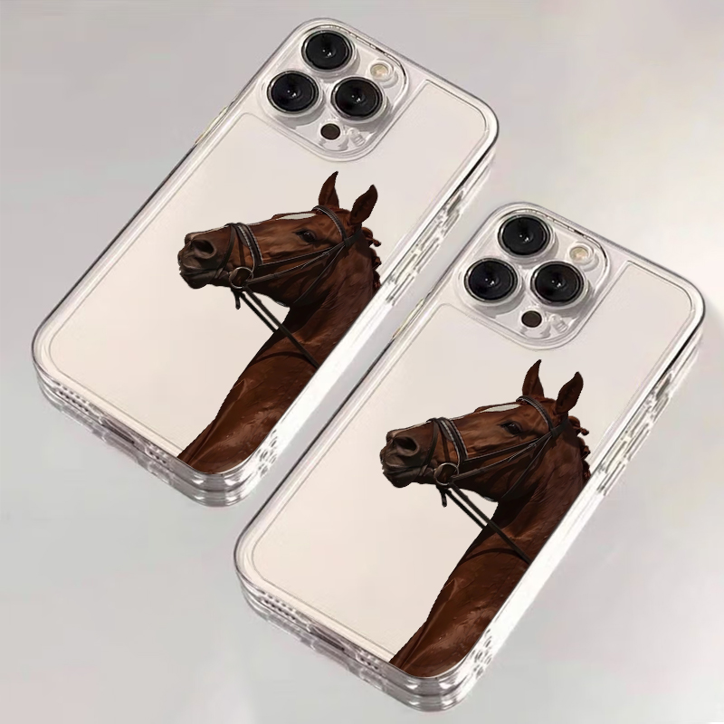 Animal Horse Soft Phone Cover  - مراجعة Phone Cases Iphone وسعره