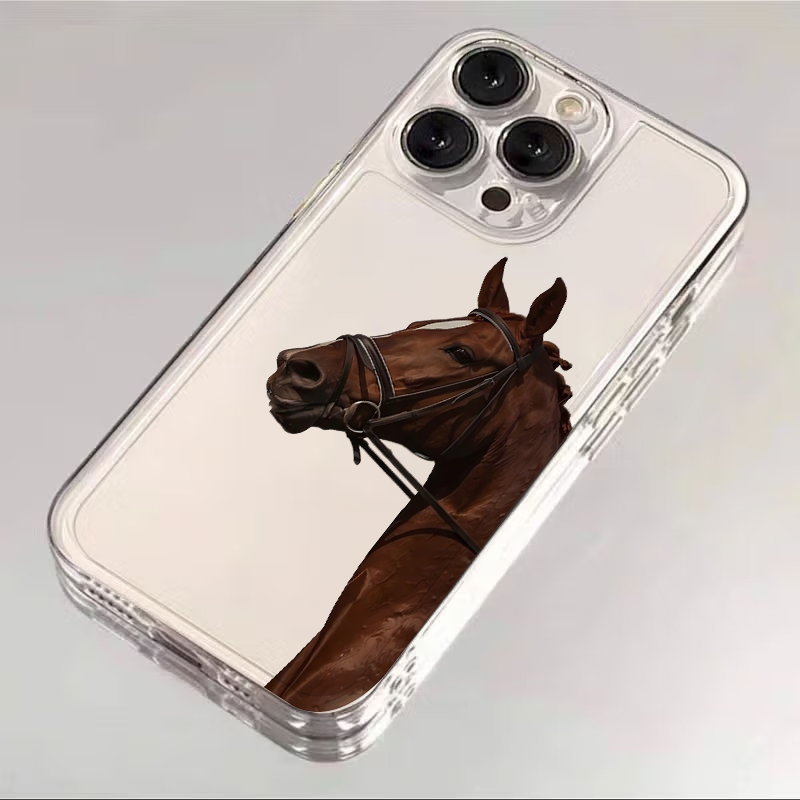 Animal Horse Soft Phone Cover  - مراجعة Phone Cases Iphone وسعره