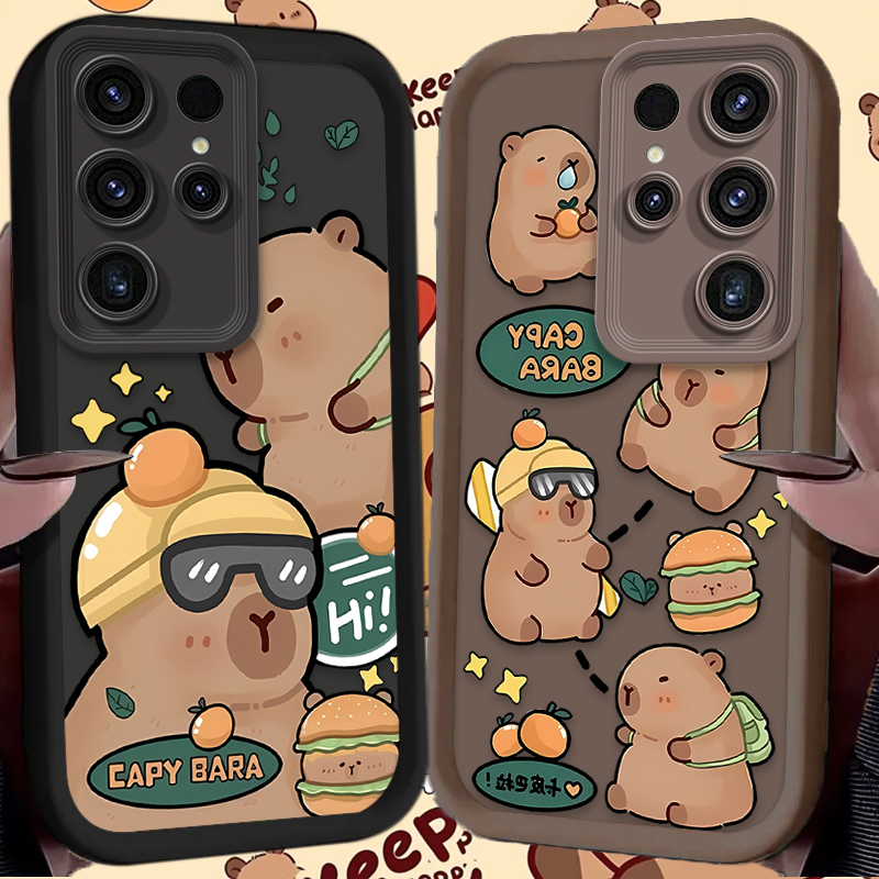 Cute Hamburger Capybara Soft P - مراجعة Phone Cases Galaxy A16 5G وسعره