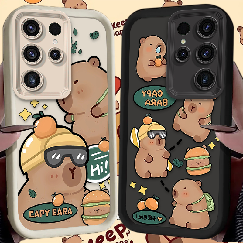 Cute Hamburger Capybara Soft P - مراجعة Phone Cases Galaxy A16 5G وسعره