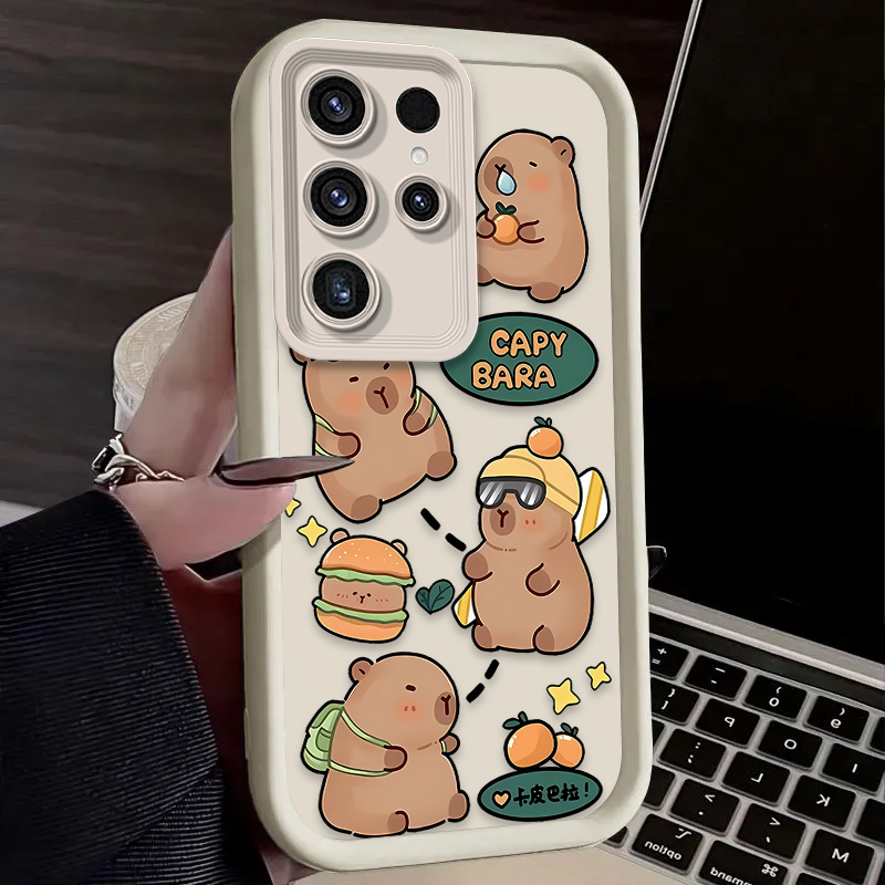 Cute Hamburger Capybara Soft P - مراجعة Phone Cases Galaxy A16 5G وسعره