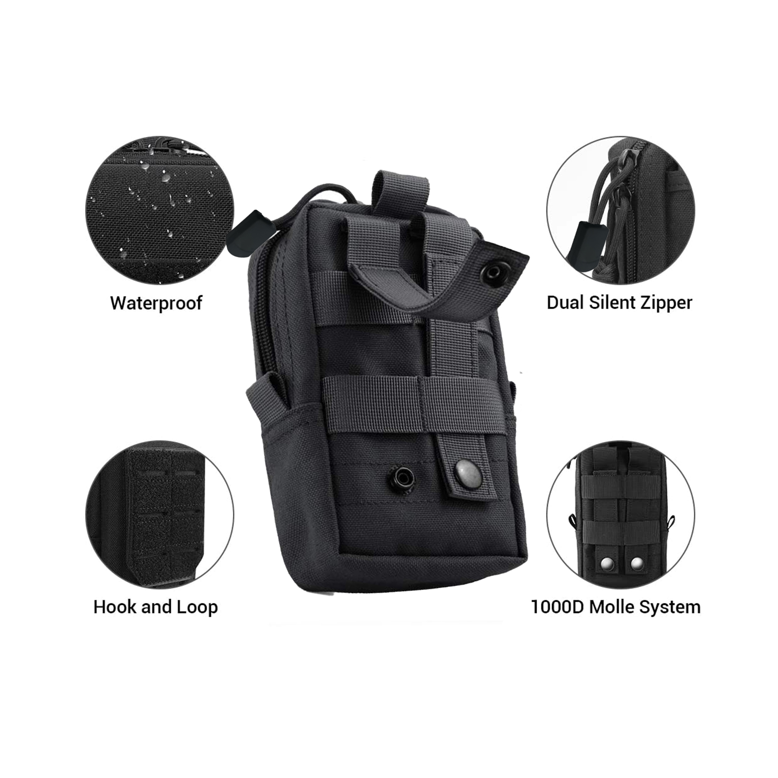 Tactical Molle Pouch Waist Bag - مراجعة Military Grade Case وسعره