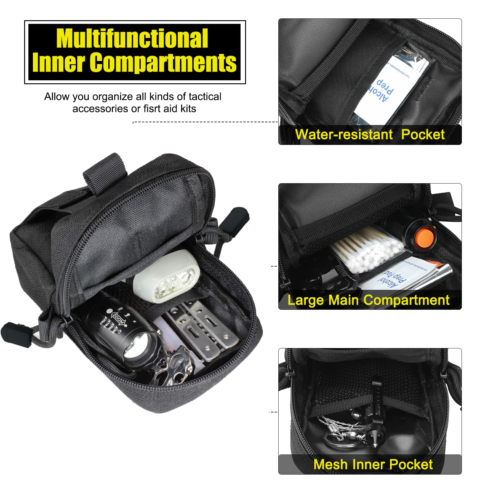 Tactical Molle Pouch Waist Bag - مراجعة Military Grade Case وسعره