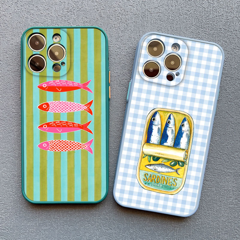 Sardines Color Fish Funny Phon - مراجعة Phone Cases Quirky وسعره