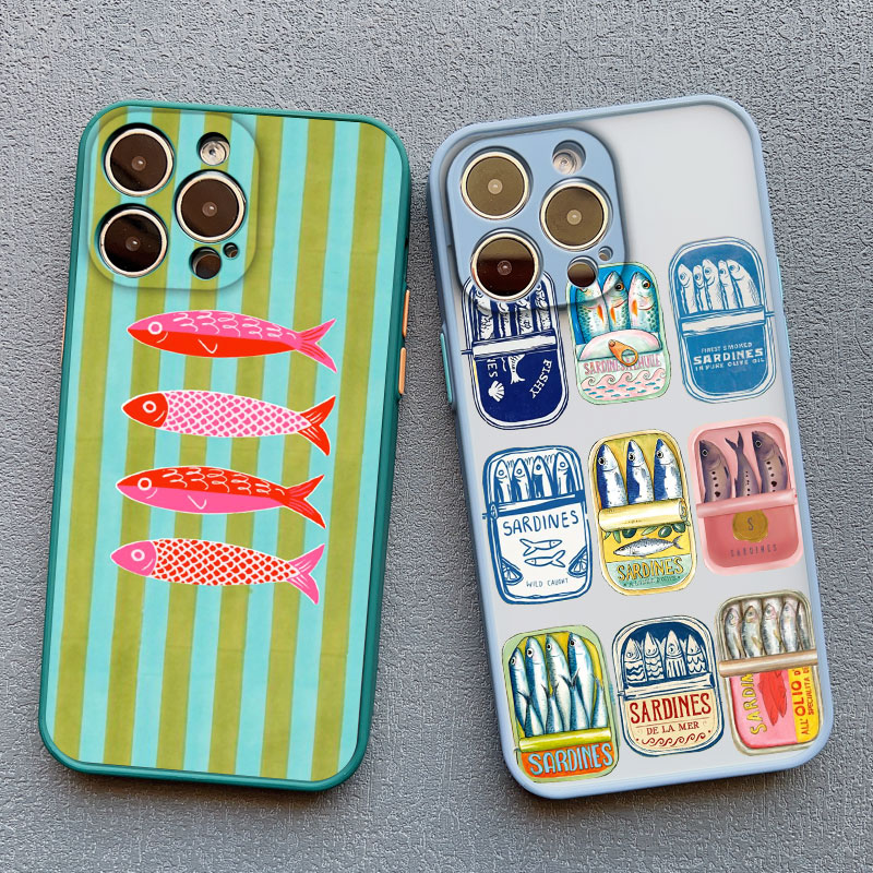Sardines Color Fish Funny Phon - مراجعة Phone Cases Quirky وسعره