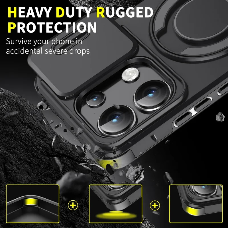 Shockproof Armor Magnetic Brac - مراجعة Camera Lens Protector وسعره