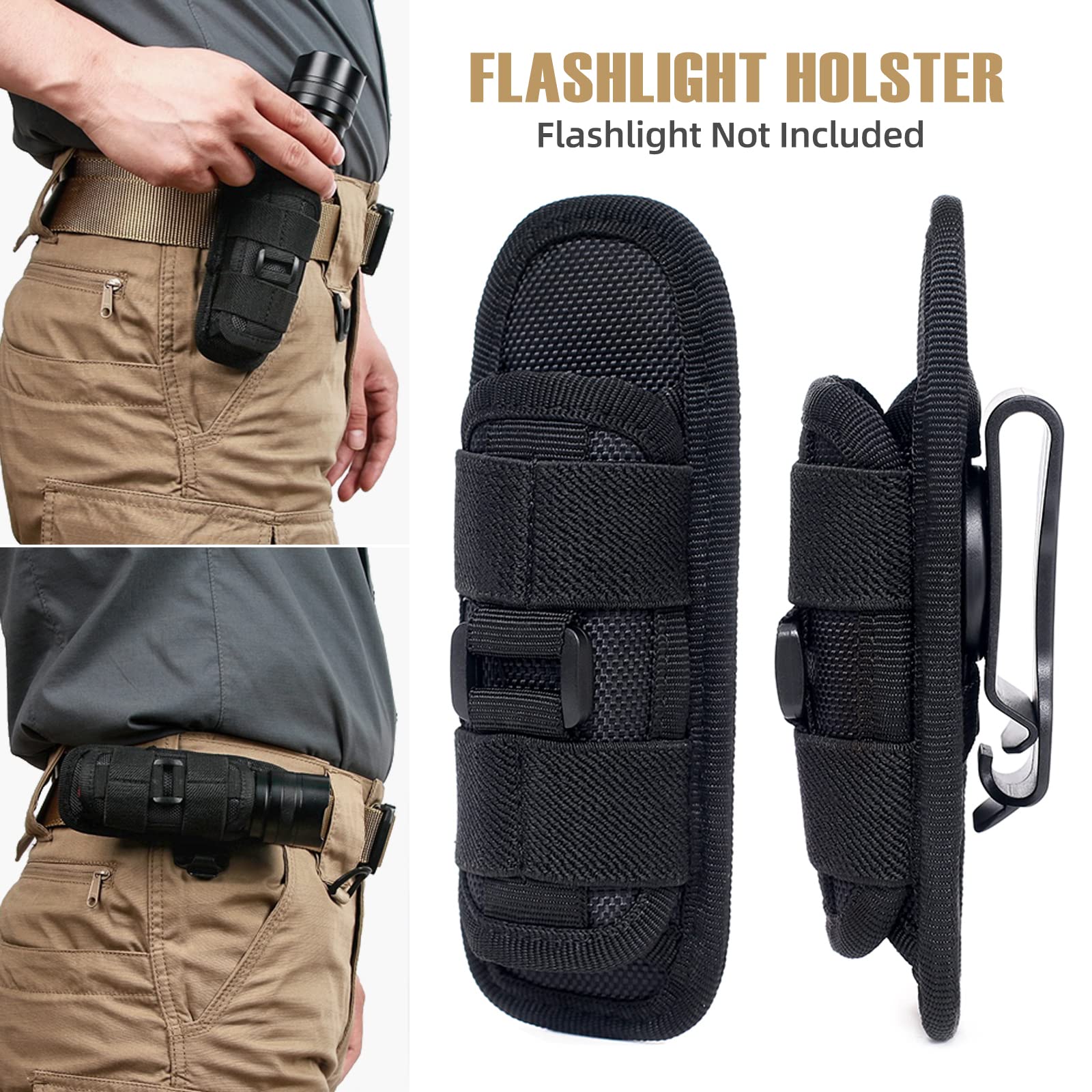 Tactical Flashlight Cover Nylo - مراجعة Military Grade Case وسعره