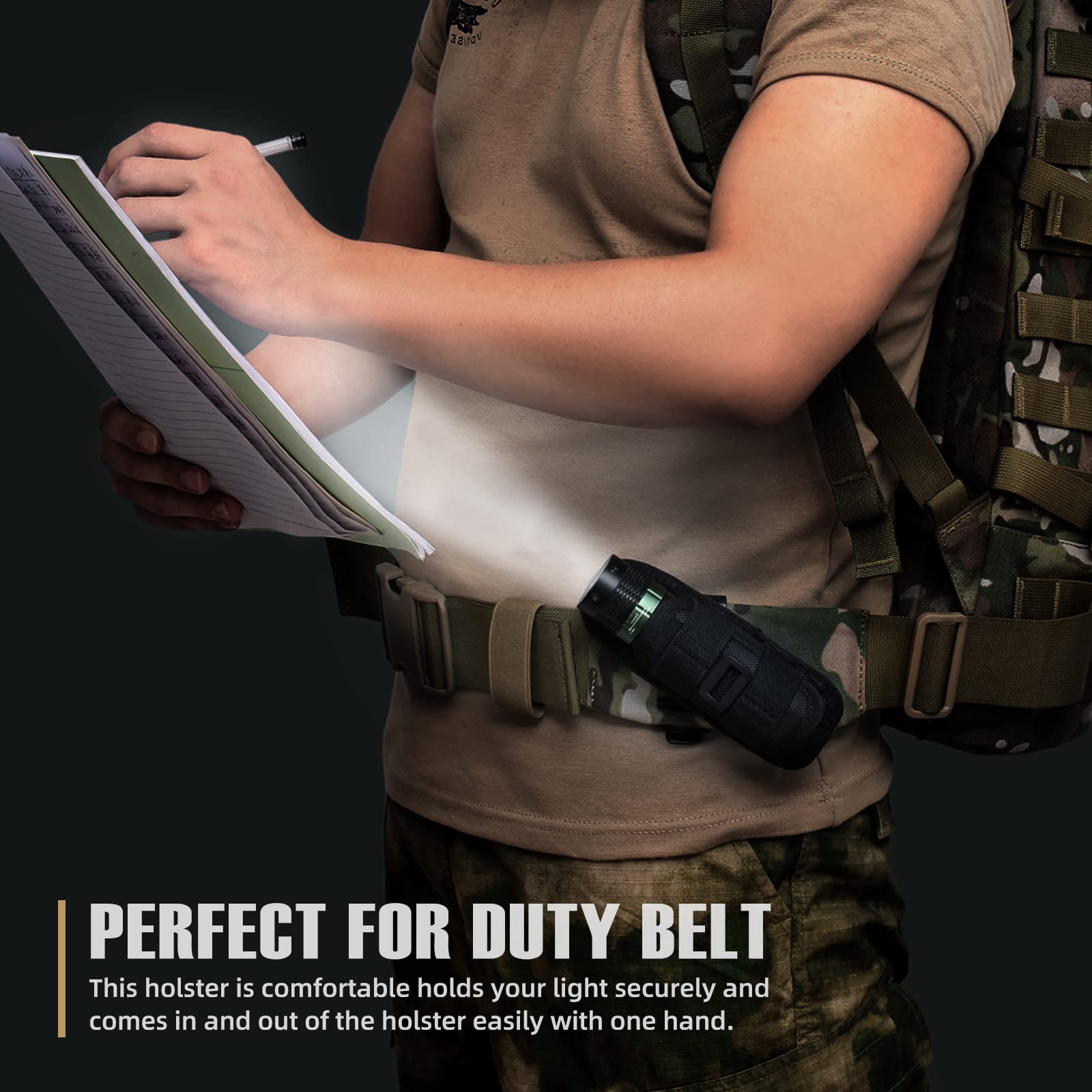 Tactical Flashlight Cover Nylo - مراجعة Military Grade Case وسعره
