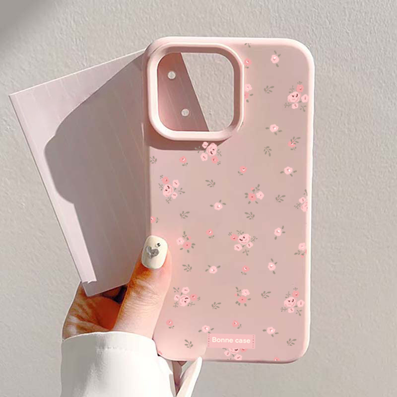INS Korea Pink Flower Phone Ca - مراجعة Phone Cases Korean وسعره