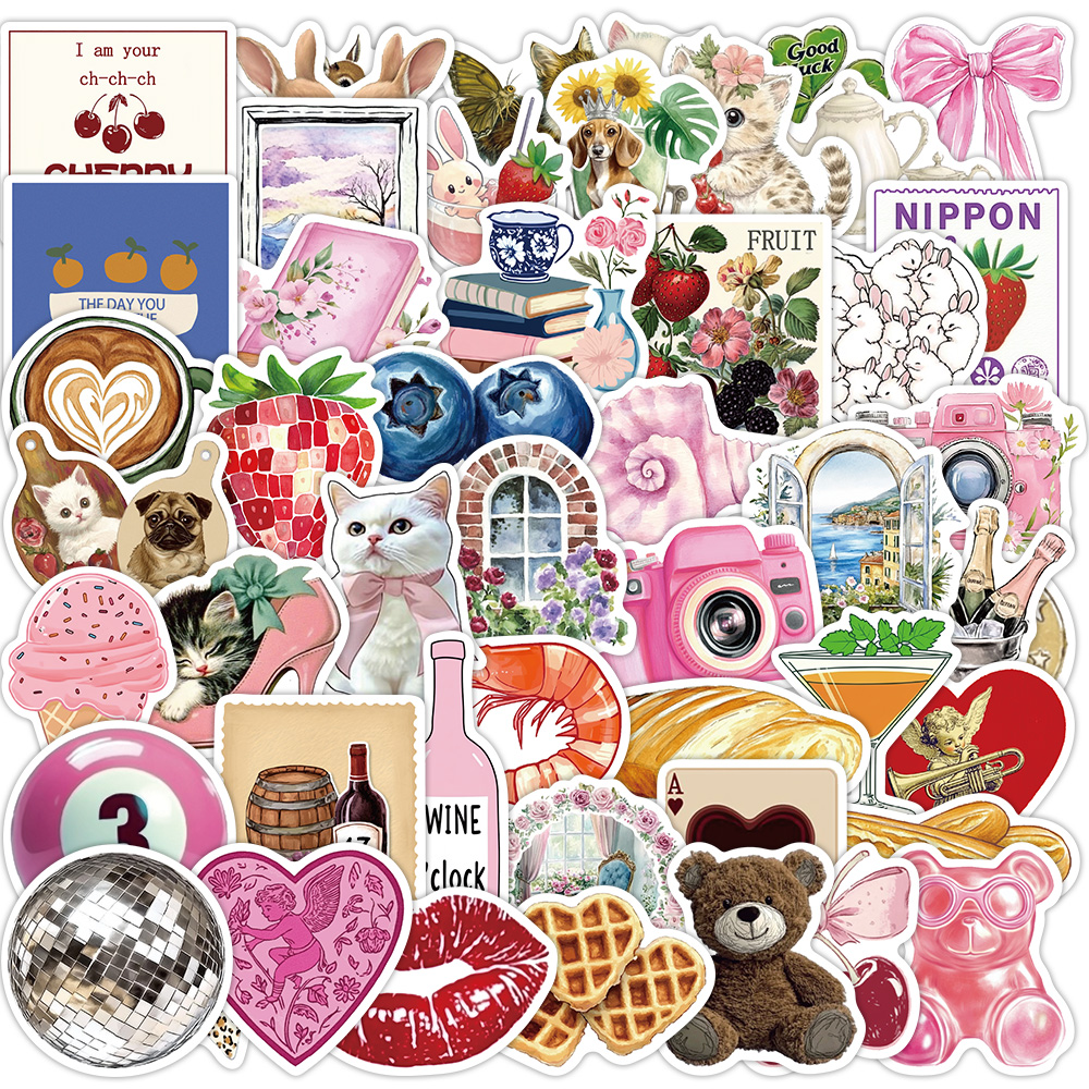 50PCS Pink Aesthetic Pinterest - مراجعة Phone Cases Pinterest وسعره