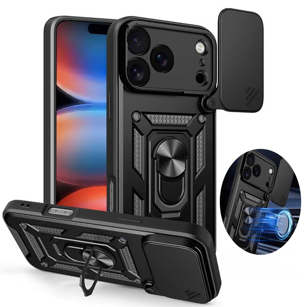Shockproof Armor Case For iPho - مراجعة Camera Lens Protector وسعره