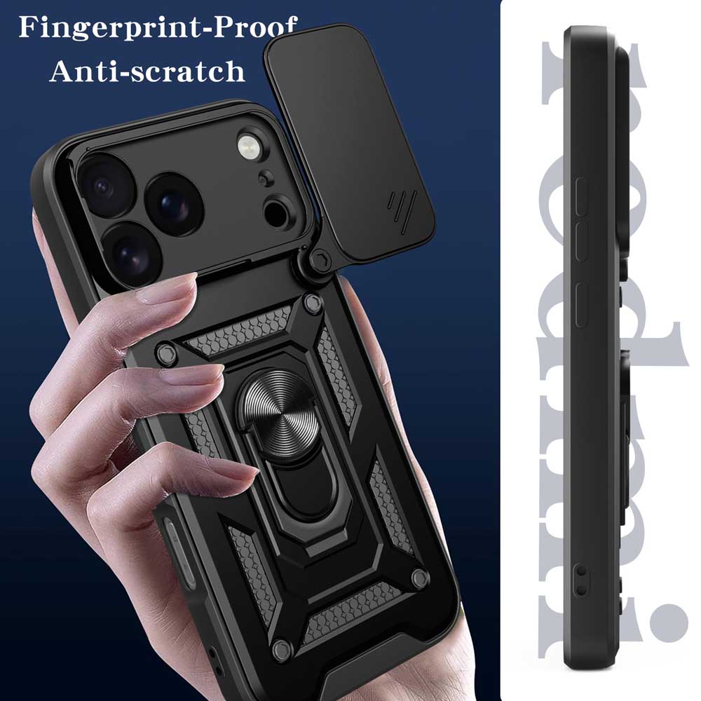 Shockproof Armor Case For iPho - مراجعة Camera Lens Protector وسعره