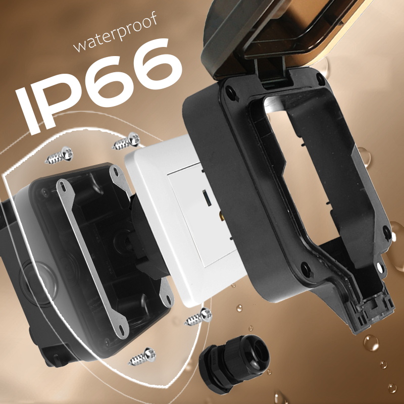 Avoir IP66 Wall Waterproof Soc - مراجعة Phone Cases Uk وسعره