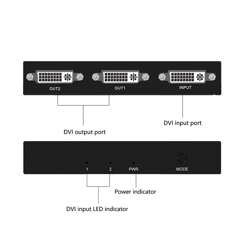 1x2/1x4 Port DVI Splitter 1 in - مراجعة Phone Cases Uk وسعره