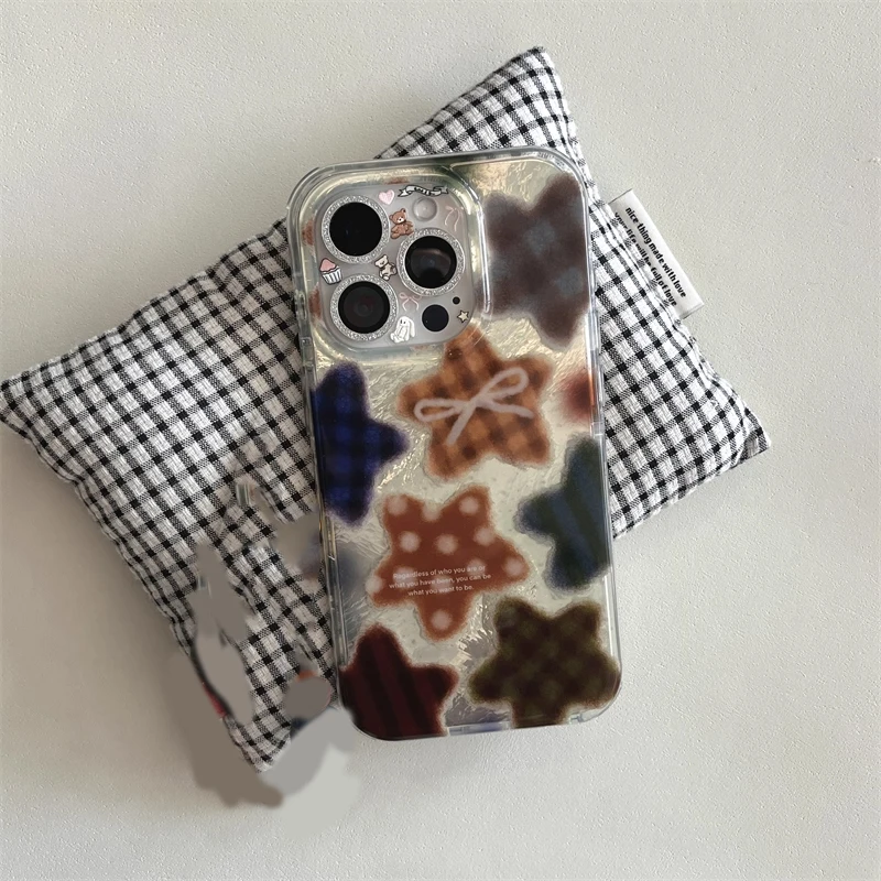 Korean Winter Cute Brown Check - مراجعة Phone Cases Korean وسعره
